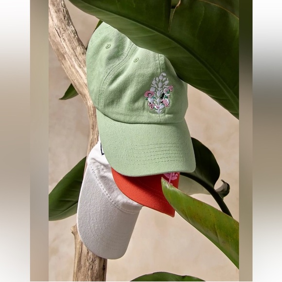 FP Movement Blooming Buti Logo Baseball Cap Hat in Cacti Green One Size NWT - Picture 1 of 5